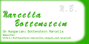 marcella bottenstein business card